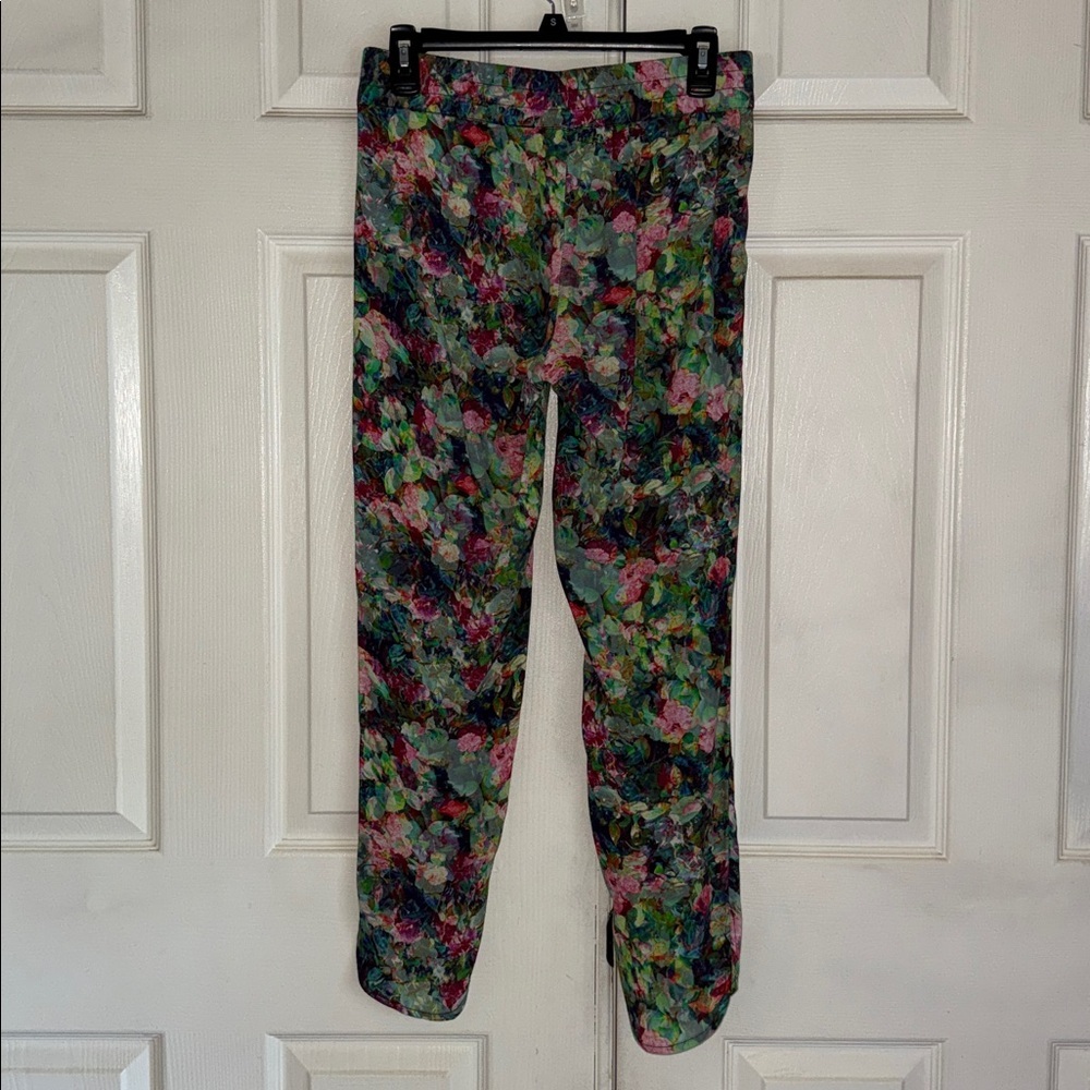 Anthropologie Sam & Lavi Botanical Print Pull On Ankle Pants - Picture 3 of 7